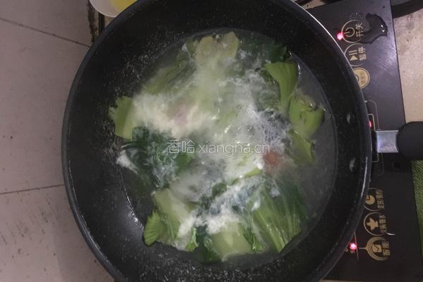 咸蛋芥菜汤的做法图解6