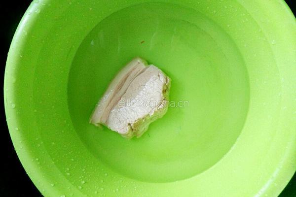 干豆角烧肉的做法图解3