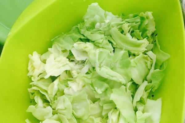 耗油手撕包菜的做法图解6