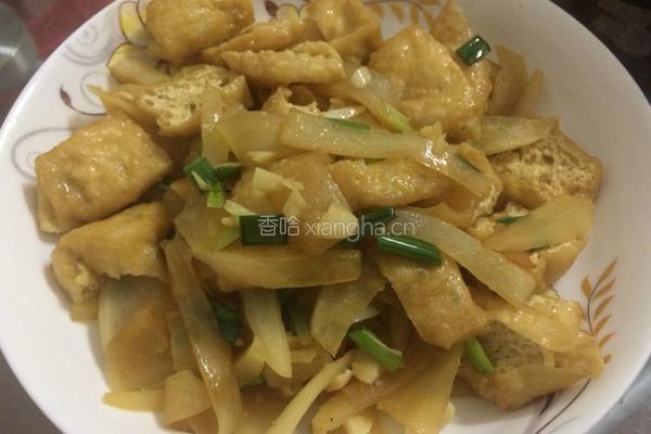 萝卜炒豆泡的做法图解9