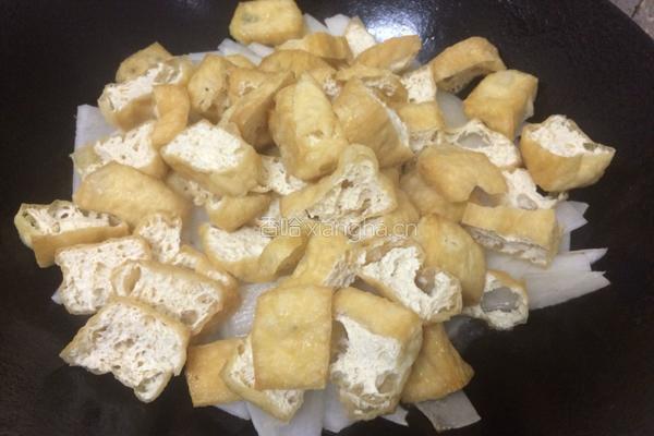 萝卜炒豆泡的做法图解5