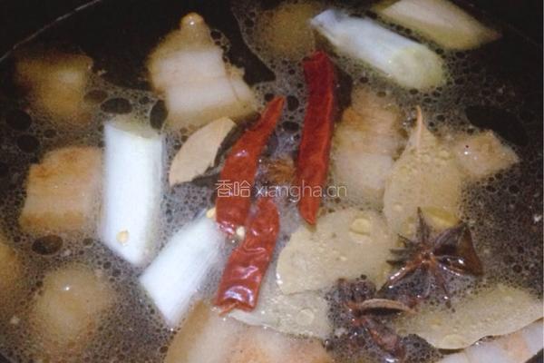 红烧肉炖菜的做法图解4