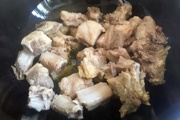 铁锅炖-排骨土豆花卷锅的做法图解7