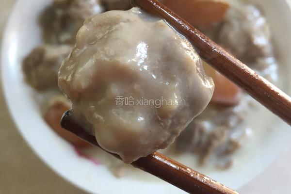 奶油炖雪梨排骨的做法图解13