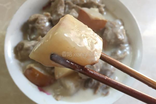 奶油炖雪梨排骨的做法图解15