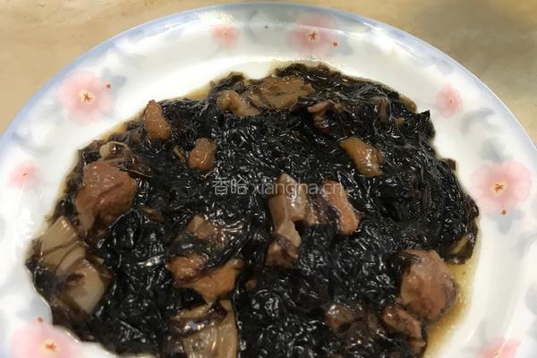 五花肉炖紫菜的做法图解13
