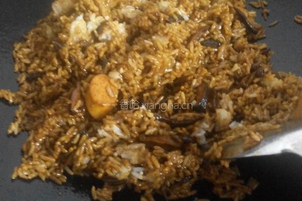 香菇焖饭的做法图解6