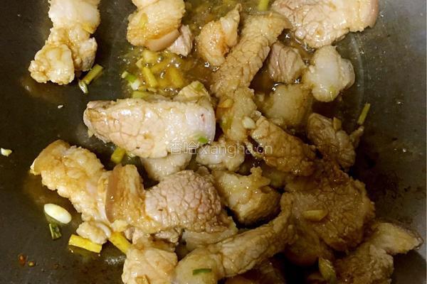 茭白烧肉的做法图解8