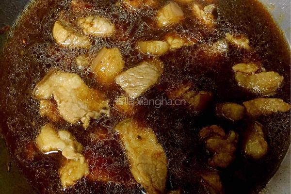 茭白烧肉的做法图解11