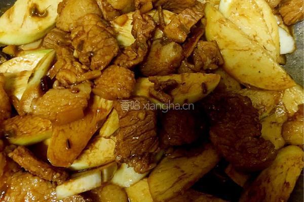 茭白烧肉的做法图解15