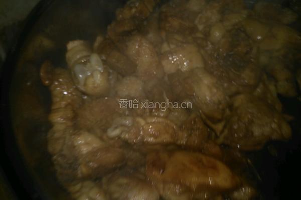红烧肉炖鸡腿粉条的做法图解9