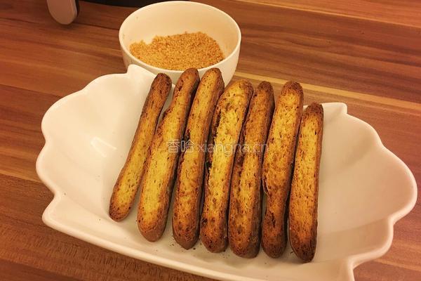 手工零食-花生味小脆条的做法图解2