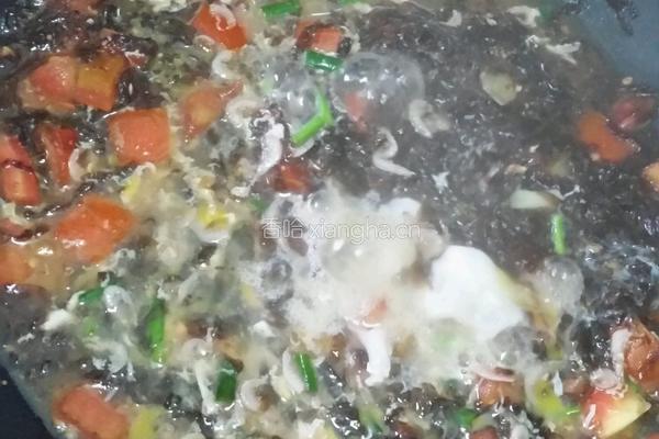 紫菜蕃茄鸡蛋汤的做法图解5
