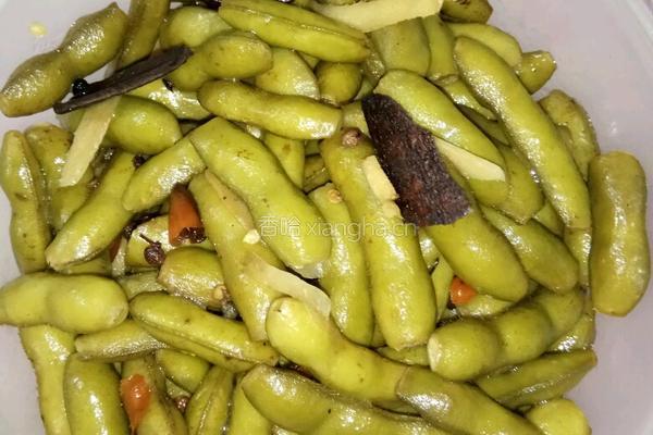 香辣毛豆的做法图解3