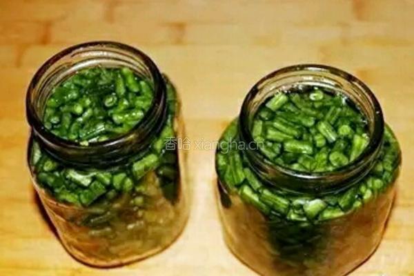 速腌酸豇豆与肉末酸豆角的做法图解5