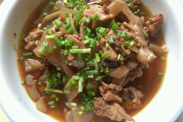 魔芋烧鸭子的做法图解6