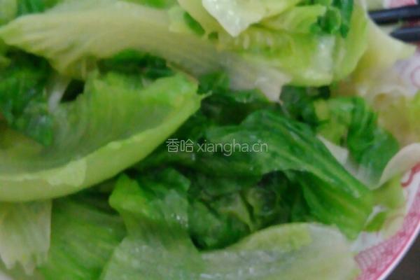 蚝油生菜的做法图解3