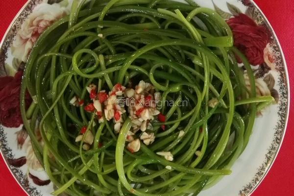 手撕蒜苔的做法图解5