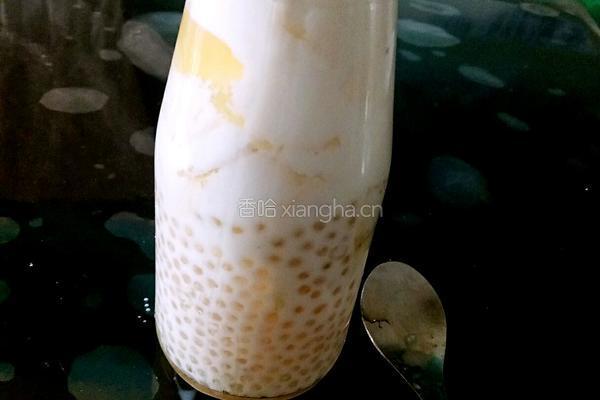 香蕉牛奶蜂蜜西米露的做法图解9