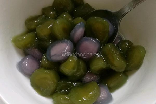 果蔬汁芋圆西米露的做法图解5