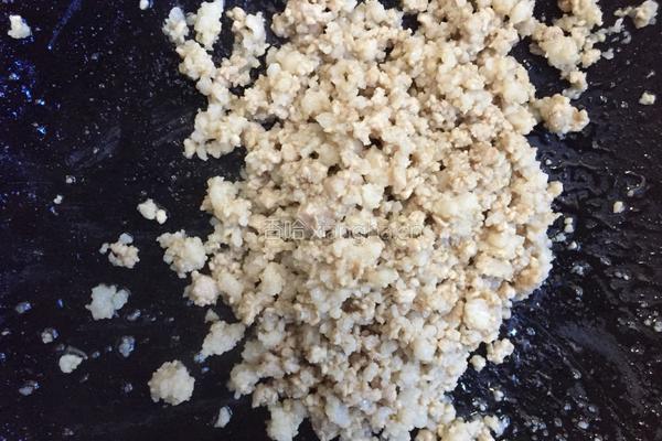 榄菜肉末四季豆的做法图解7