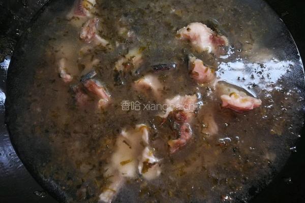 雪菜黑鱼汤的做法图解20