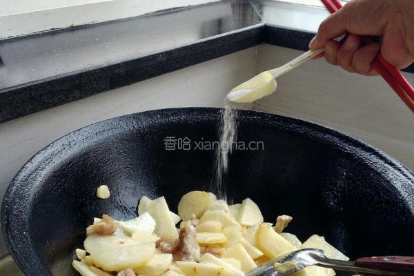 肉炒土豆的做法图解4