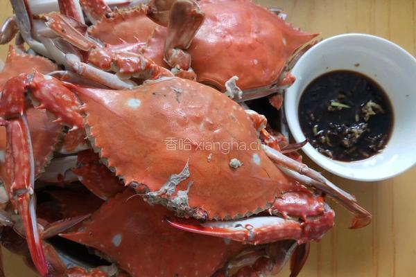 蒸海蟹的做法图解4