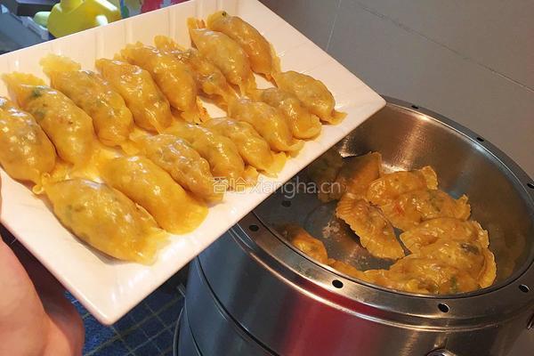 黄金蒸饺的做法图解12