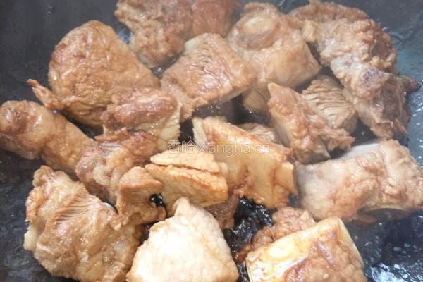 红烧土豆排骨的做法图解3