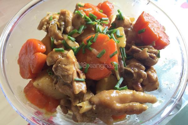咖喱鸡肉的做法图解4