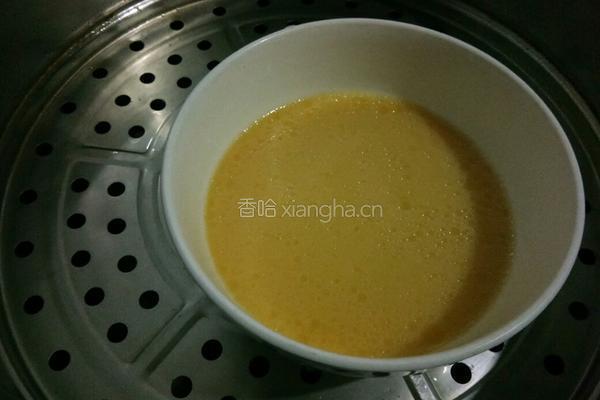 火腿鸡蛋羹的做法图解5