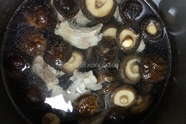 香菇炖排骨汤的做法图解5