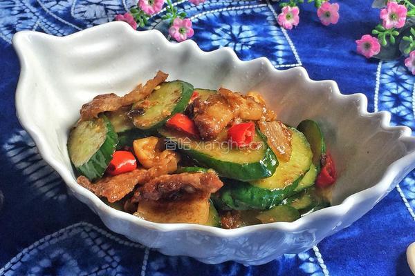 五花肉炒黄瓜的做法图解9