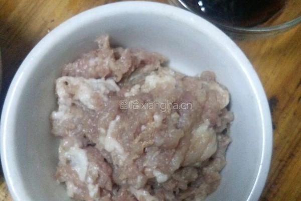 肉丸的做法图解2