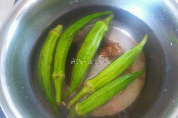 秋葵炒鸡蛋的做法图解8