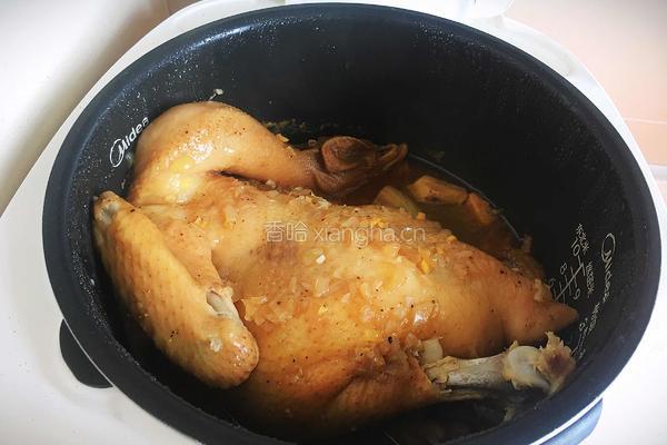 电饭煲香鸡的做法图解15