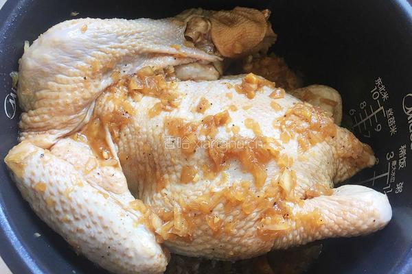 电饭煲香鸡的做法图解14