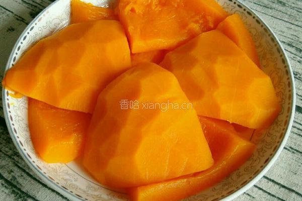 南瓜饼（豆沙馅）的做法图解1