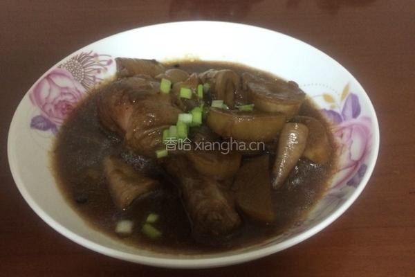 春笋焖鸡腿的做法图解8