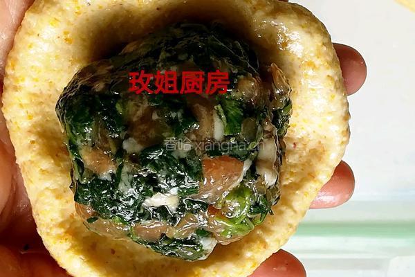 灰灰菜猪肉馅饼的做法图解7