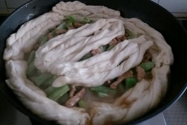豆角沾卷子一锅鲜的做法图解13