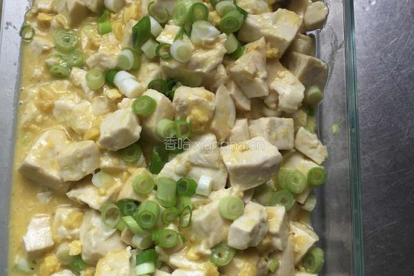 蛋黄焗豆腐的做法图解5
