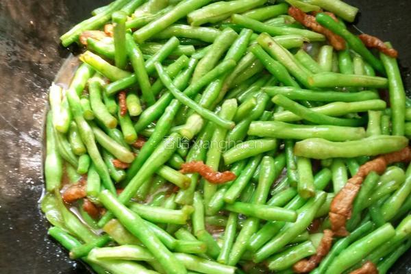 豆角烧肉的做法图解5