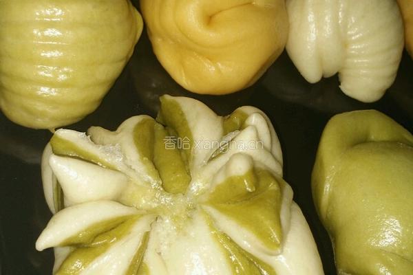 彩色馒头的做法图解12