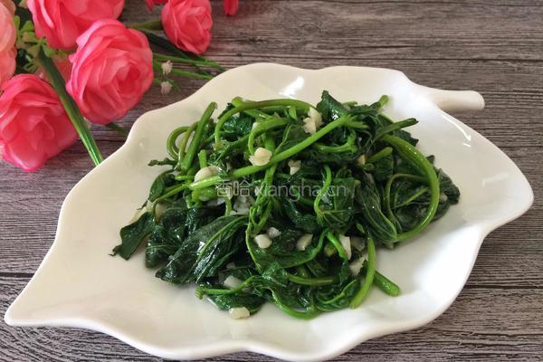 蒜蓉红薯叶