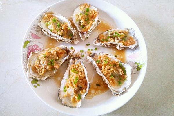 蒜蓉生蚝的做法图解15