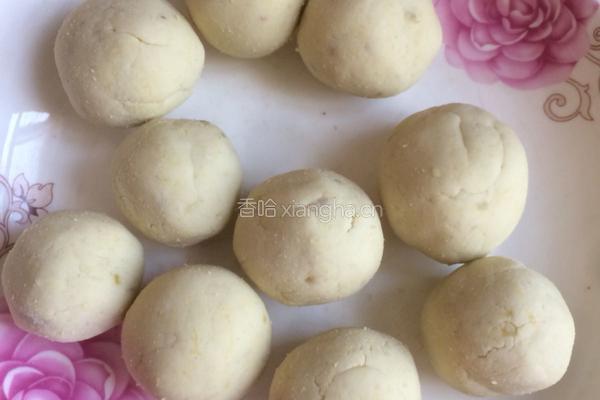 红薯糯米丸子的做法图解5