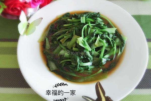 减肥谱--蚝油青菜的做法图解6