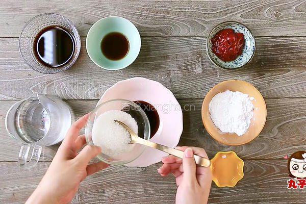 丸子妹美食之让你吃回三碗饭的开胃醋溜丸的做法图解3